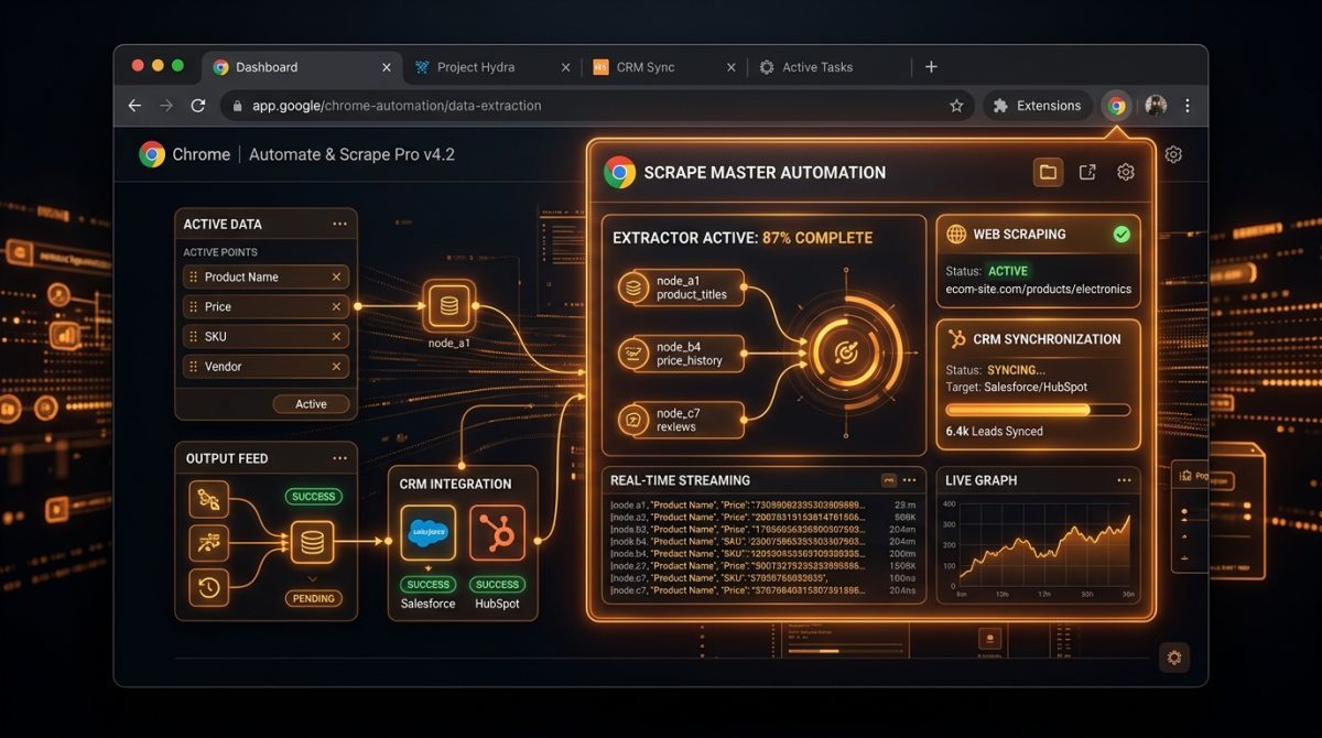 Custom Chrome and Browser Extension Development Showcase by Digivate IT