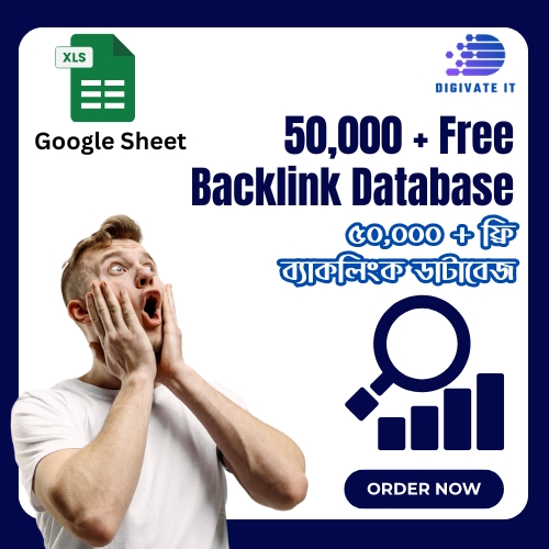 50000 Backlinks Database