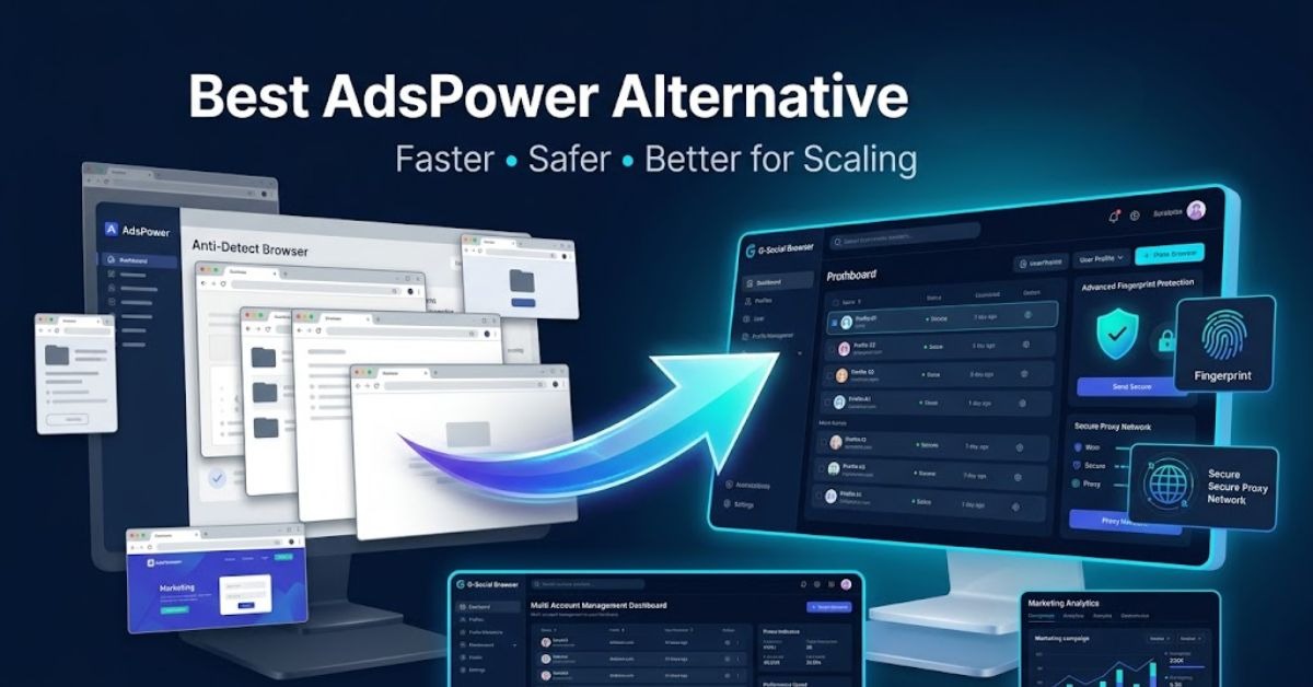 AdsPower Browser Alternative: Why G-Social Browser is the Best Choice