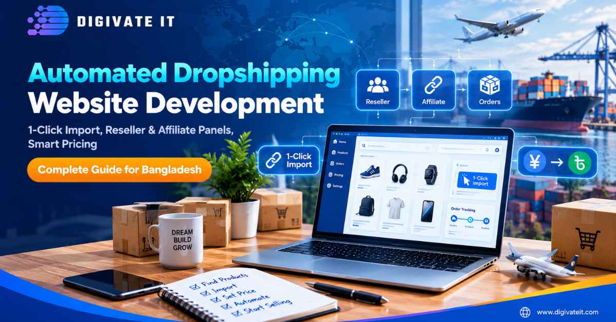 Automated Dropshipping Website in Bangladesh