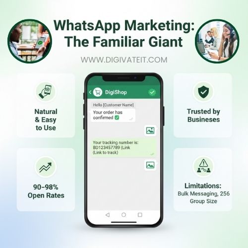 WhatsApp Marketing vs Telegram Marketing